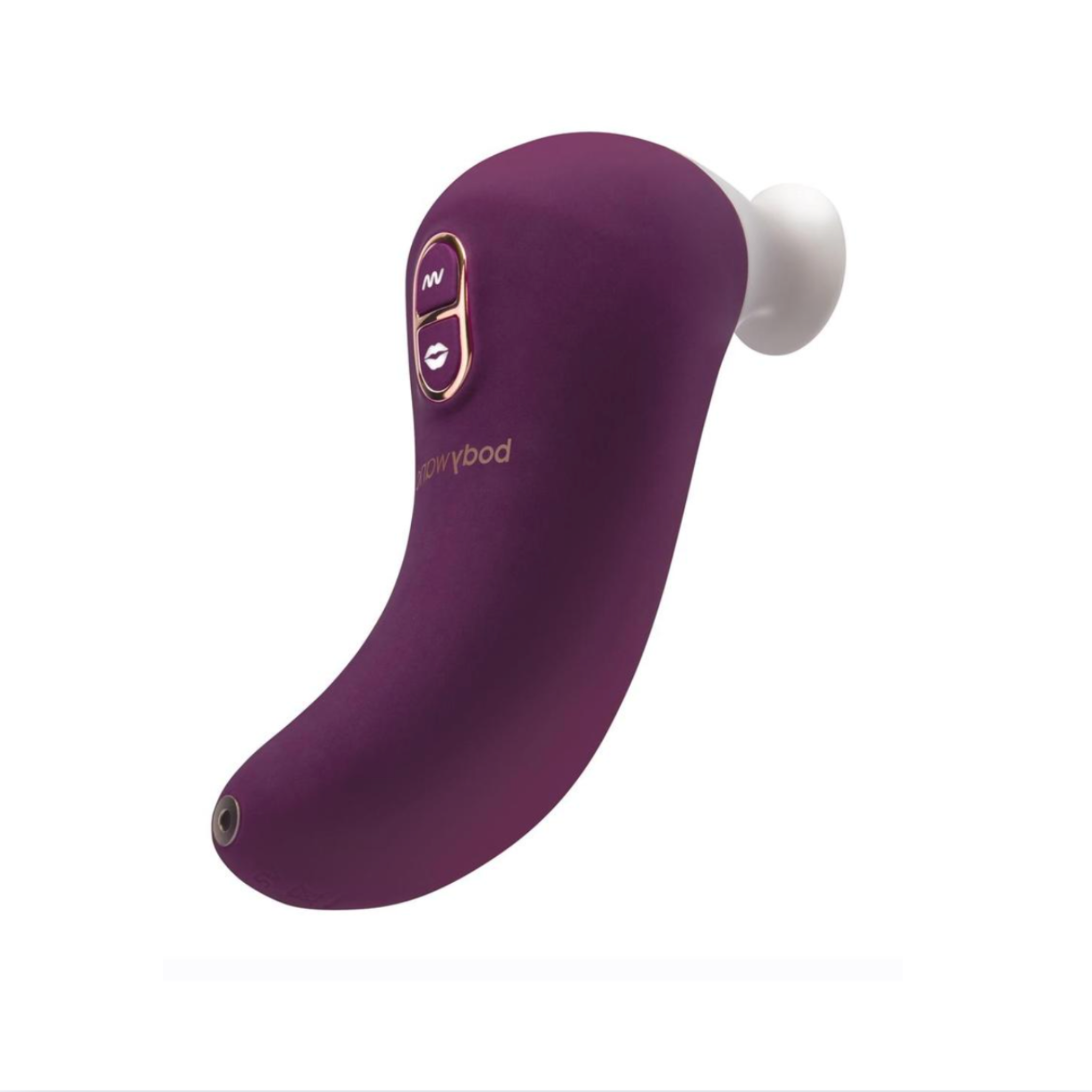 white with vibration and suction for dual stimulation.