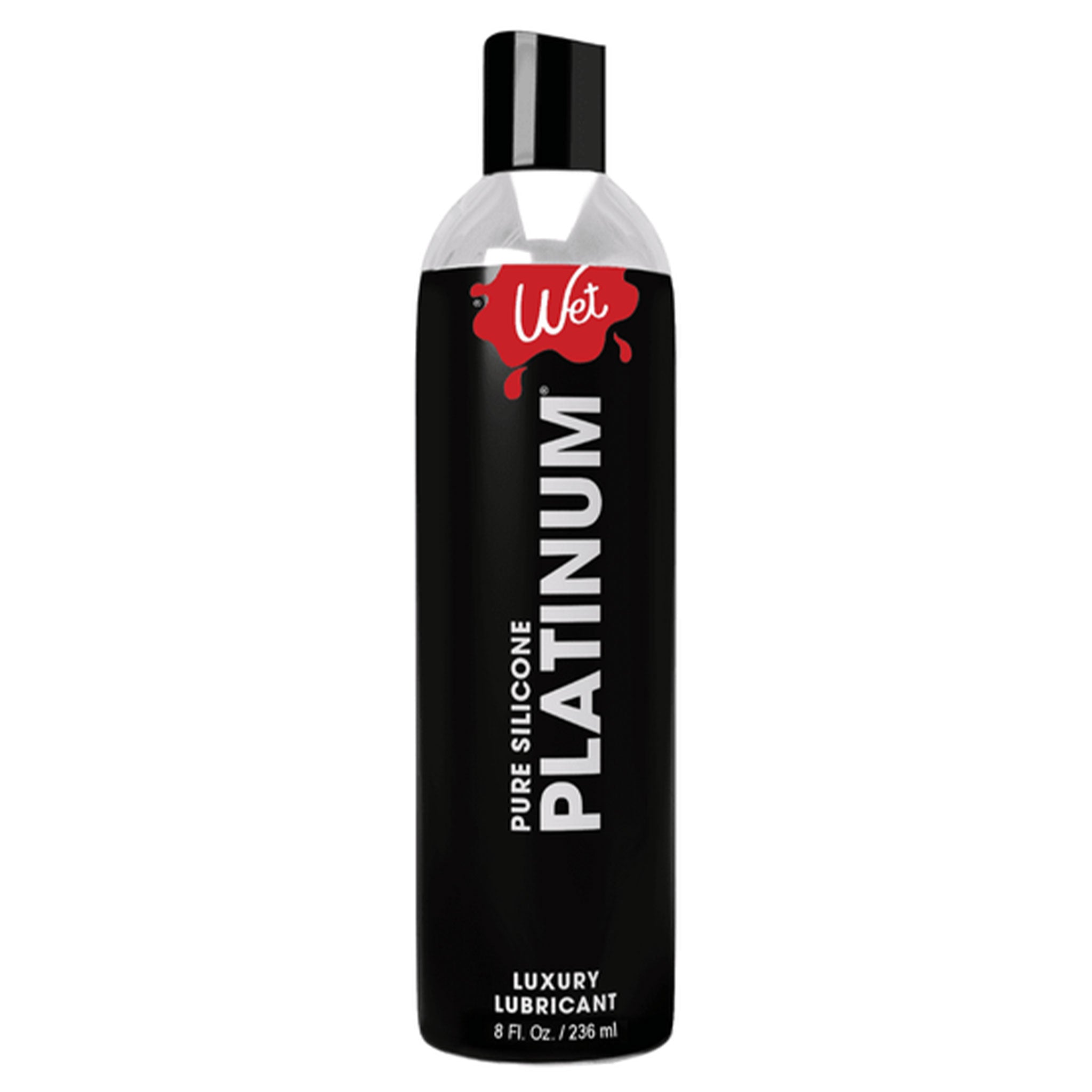 Lubricant lube potion silicone silicone-based water insoluble latex-dressing long-lasting doctor-recommended FDA-accepted condom-compatible medical-device hypoallergenic clear odorless 8oz
