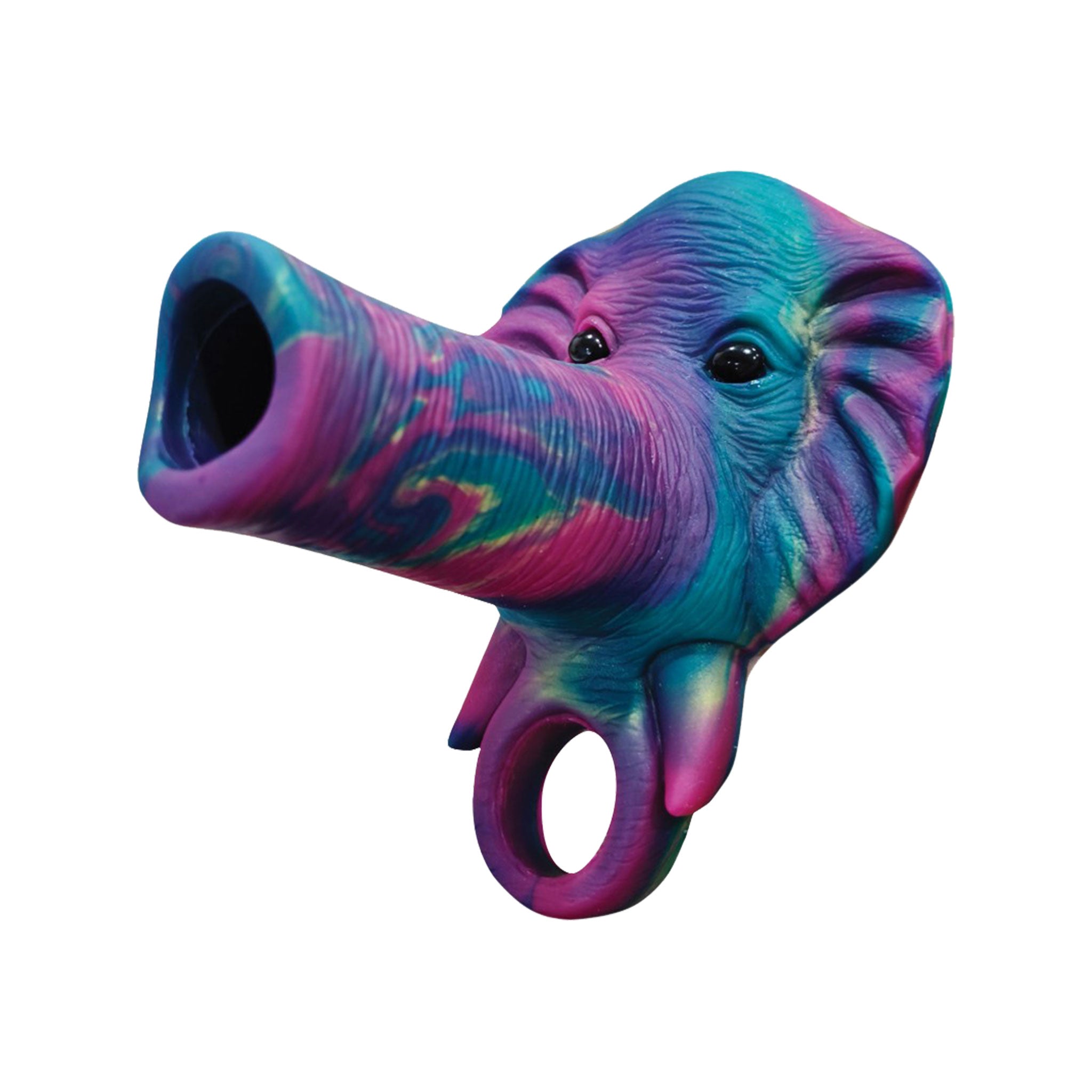 TPE penis cock sleeve elephant torrid trunk girth textured fantasy monster romance cock-and-ball cnb purple multicolor