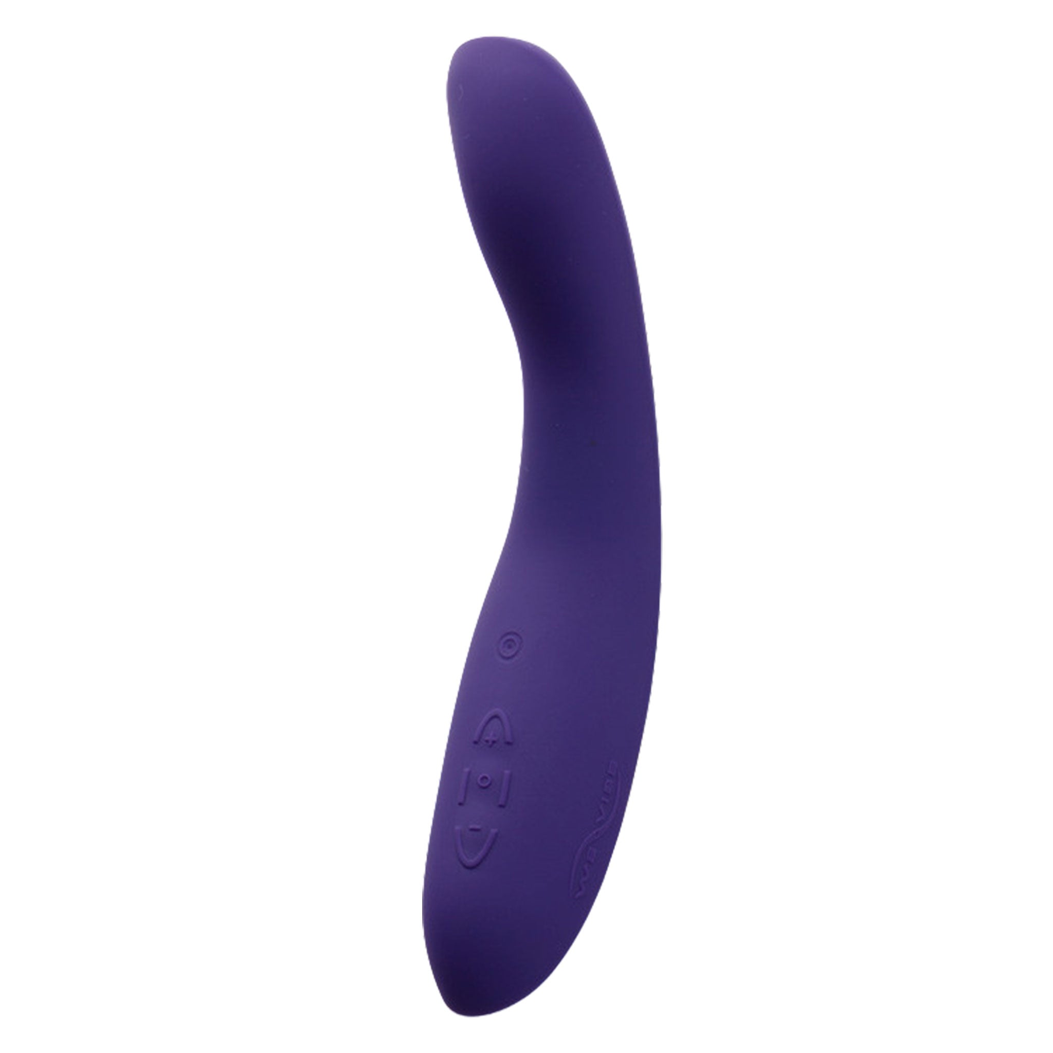 Silicone body-safe phthalate-free latex-free bpa-free hypoallergenic medical-grade accessories insertable vibrator vibrating vibration vibe stim stimulate stimulation curved curved-shaft curved-tip g-spot p-spot whisper-quiet splashproof twist twisting-motion asymmetrical carbon-neutral eco-friendly app-friendly bluetooth sensual luxurious unique rave unisex adult-toys sexual-wellness purple
