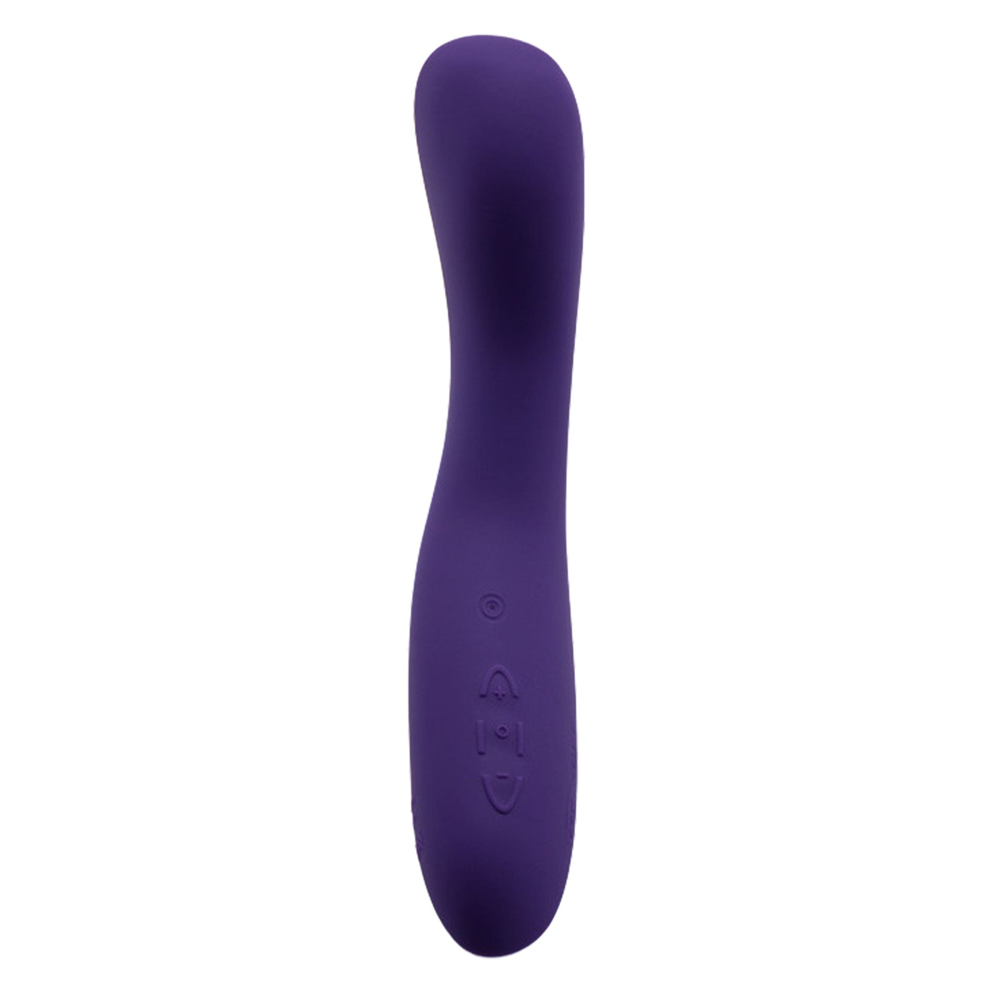 Silicone body-safe phthalate-free latex-free bpa-free hypoallergenic medical-grade accessories insertable vibrator vibrating vibration vibe stim stimulate stimulation curved curved-shaft curved-tip g-spot p-spot whisper-quiet splashproof twist twisting-motion asymmetrical carbon-neutral eco-friendly app-friendly bluetooth sensual luxurious unique rave unisex adult-toys sexual-wellness purple