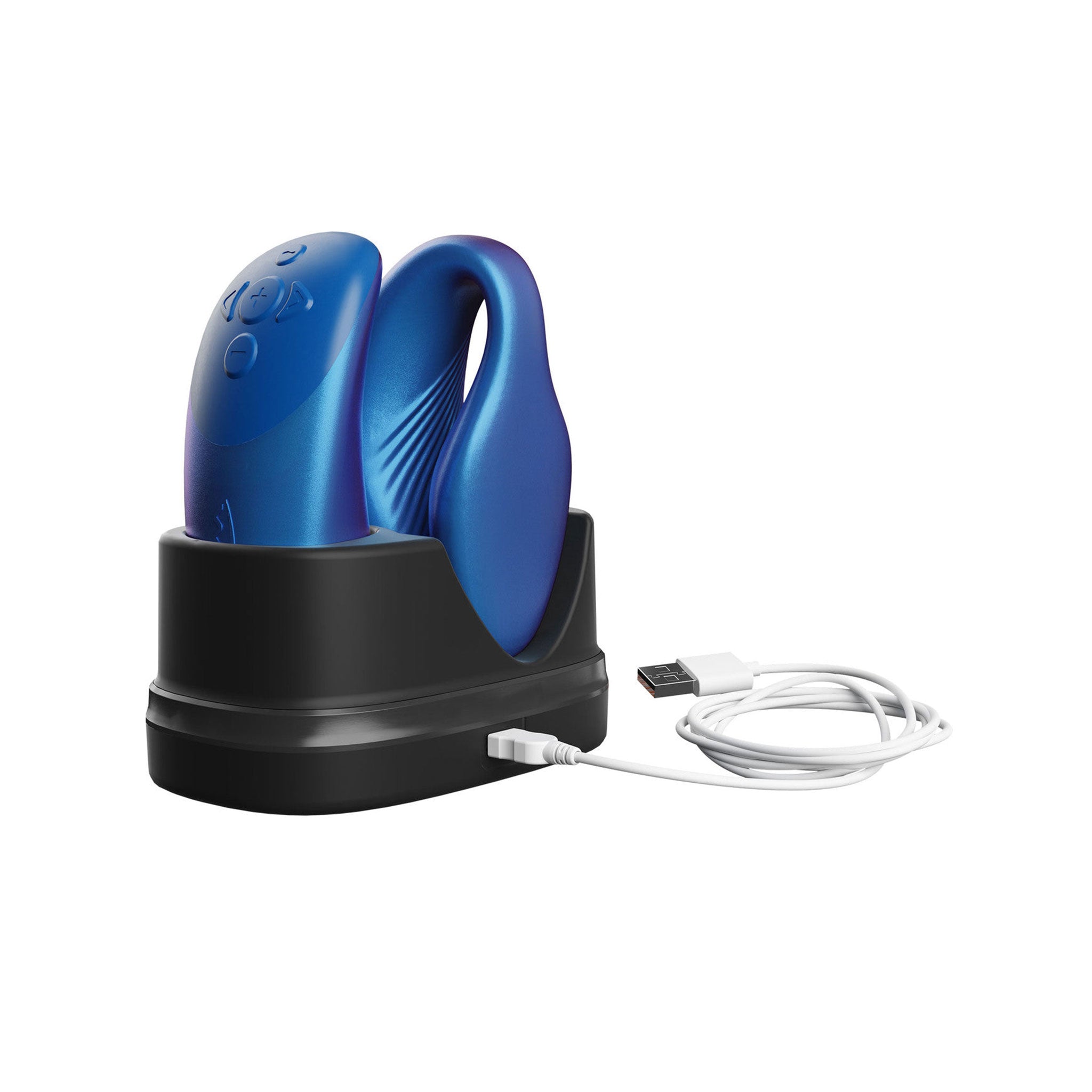 Silicone ABS-plastic accessories vibe vibrator vibrating vibration clit clitoral clitoris stim stimulator stimulating stimulation g-spot wireless-remote remote-control squeezable-remote app-compatible adjustable flexible usb-rechargeable charging-dock kinky kink kinky-toys kinky-play couples-play holiday valentines valentines-gifts gifts adult-toys blue cosmic-blue