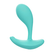 Silicone anal plug probe vibrator vibe vibration vibrating wearable g-spot clit clitoris clitoral stim stimulator stimulation app-controlled waterproof couples adult-toys sex-toys blue green turquoise