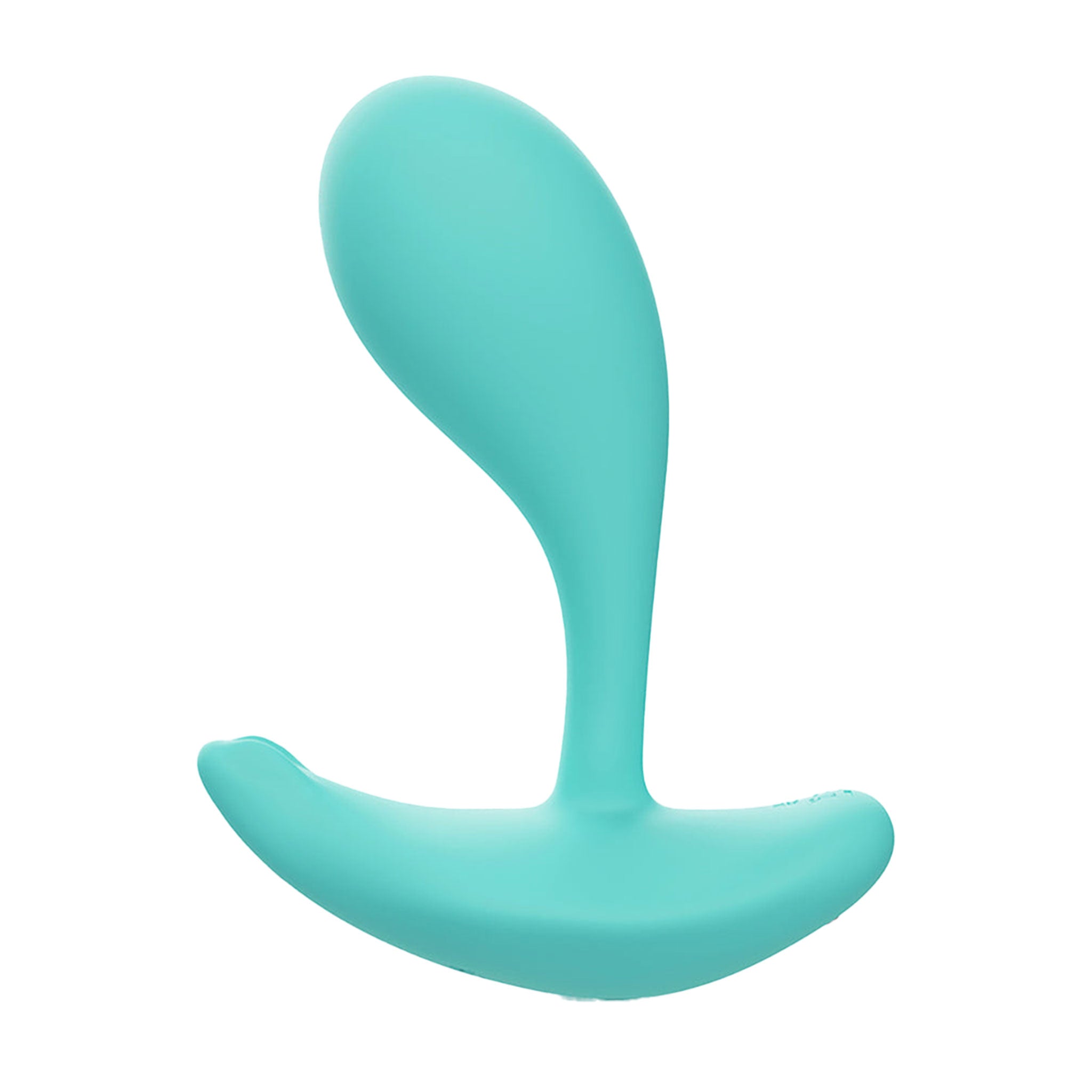 Silicone anal plug probe vibrator vibe vibration vibrating wearable g-spot clit clitoris clitoral stim stimulator stimulation app-controlled waterproof couples adult-toys sex-toys blue green turquoise