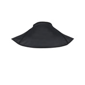 Polyurethane polyester wetlook leather eco-leather accessories collar mantle capelet high-collar front-zip zipper mysterious matte soft fetish fashion alt-fashion bdsm bondage kink kinky bdsm-gear costume cosplay halloween male masculine masc mens menswear black