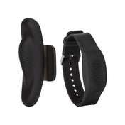 Silicone ABS-plastic stainless-steel vibrator vibration vibe teaser clit clitoral clitoris stimulator stimulating stimulation ridged ribbed magnetic-wings tab-wings remote remote-control memory-chip travel-lock wrist wrist-mounted wristband wrist-band waterproof sleek solo-play couples-play wireless hands-free discreet usb-rechargeable adult-toys kink kinky kinky-play black