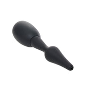 AquaClean 150ML One Way Valve Douche with Butt Plug Nozzle - Black