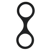 Quickie Silicone Cuffs & Eye Mask Black
