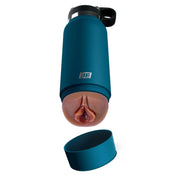 Fuck Flask Private Pleaser Pussy Stroker - Caramel/Blue