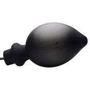 Master Series Ass-Pand Inflatable Silicone Anal Plug - Large - Black