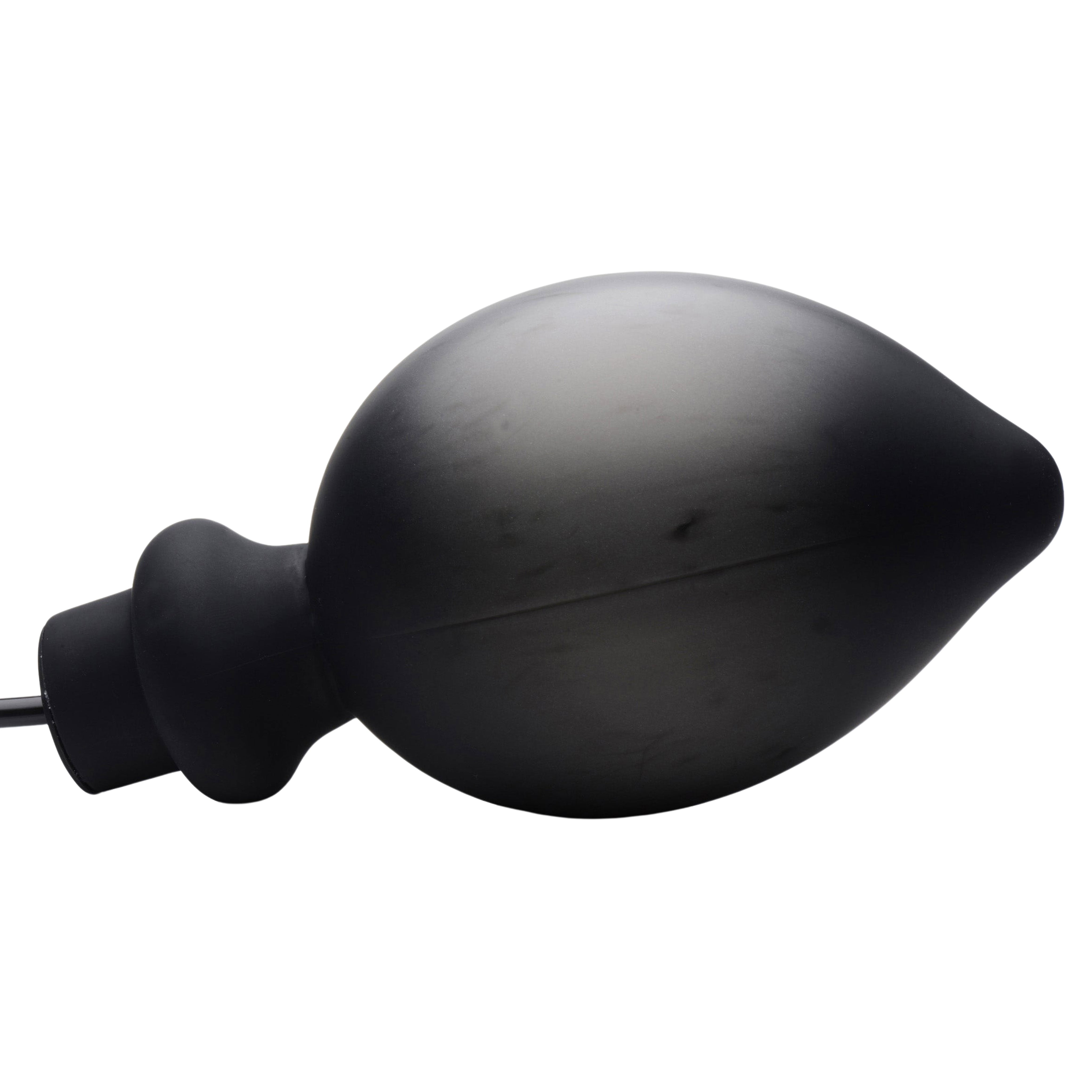 Master Series Ass-Pand Inflatable Silicone Anal Plug - Large - Black