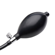 Master Series Ass-Pand Inflatable Silicone Anal Plug - Large - Black