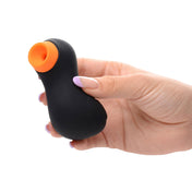 Inmi Shegasm Sucky Ducky Silicone Rechargeable Clitoral Stimulator - Black