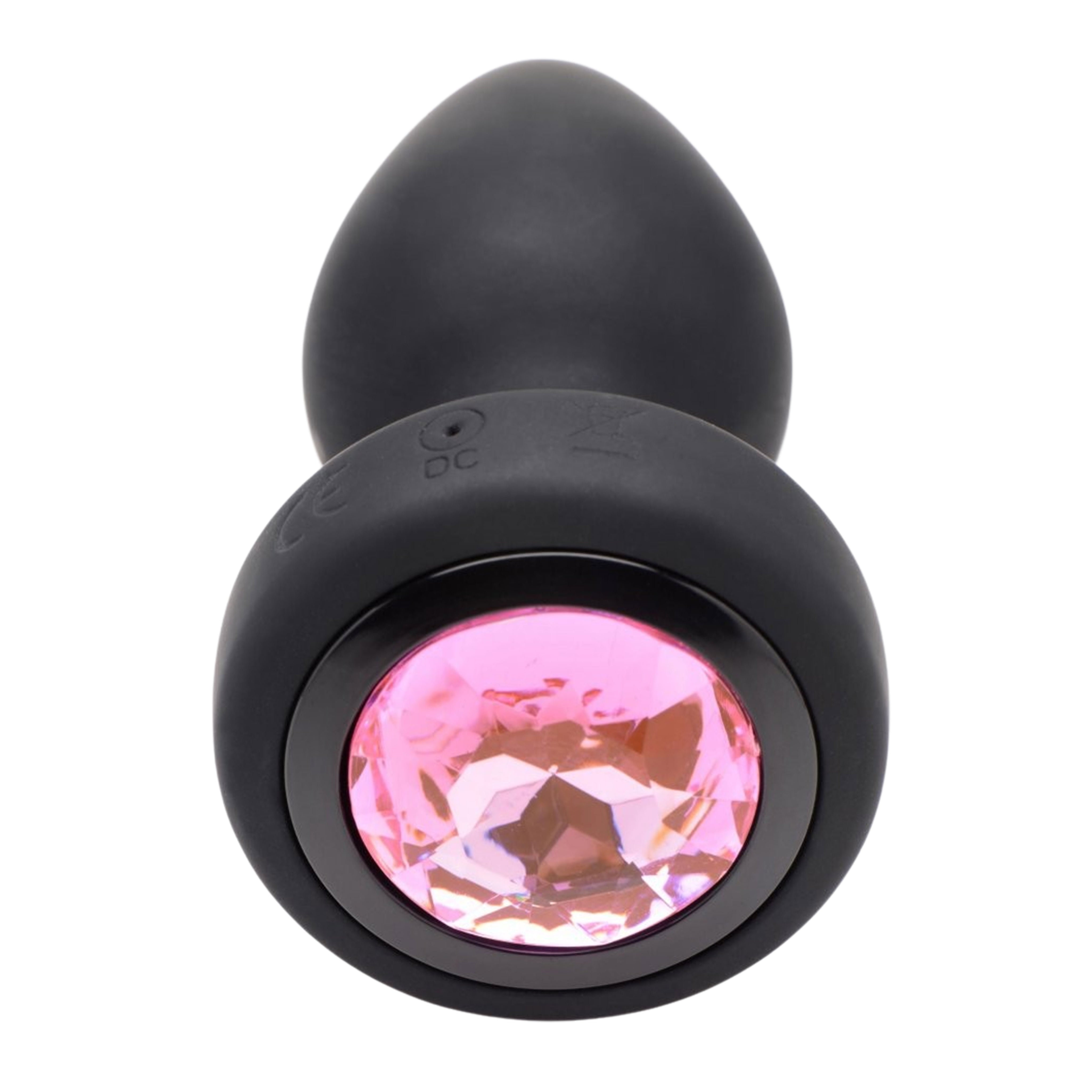 Booty Sparks 28X Rechargeable Silicone Vibrating Gem Anal Plug with Remote Control