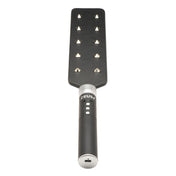 E-Stim Spiked Paddle - Black/Silver