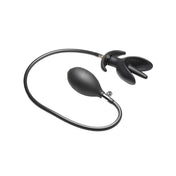 Master Series Anchor Inflatable Anal Plug - Black