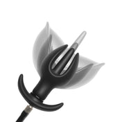 Master Series Anchor Inflatable Anal Plug - Black
