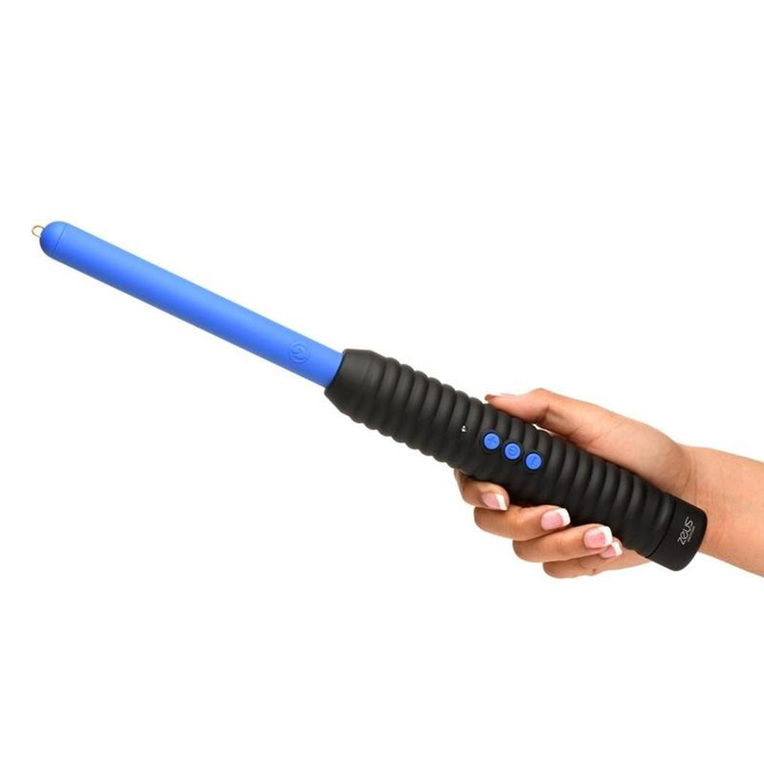 Zeus Electro Shock Rod E-Stim Zapping Wand - Blue/Black