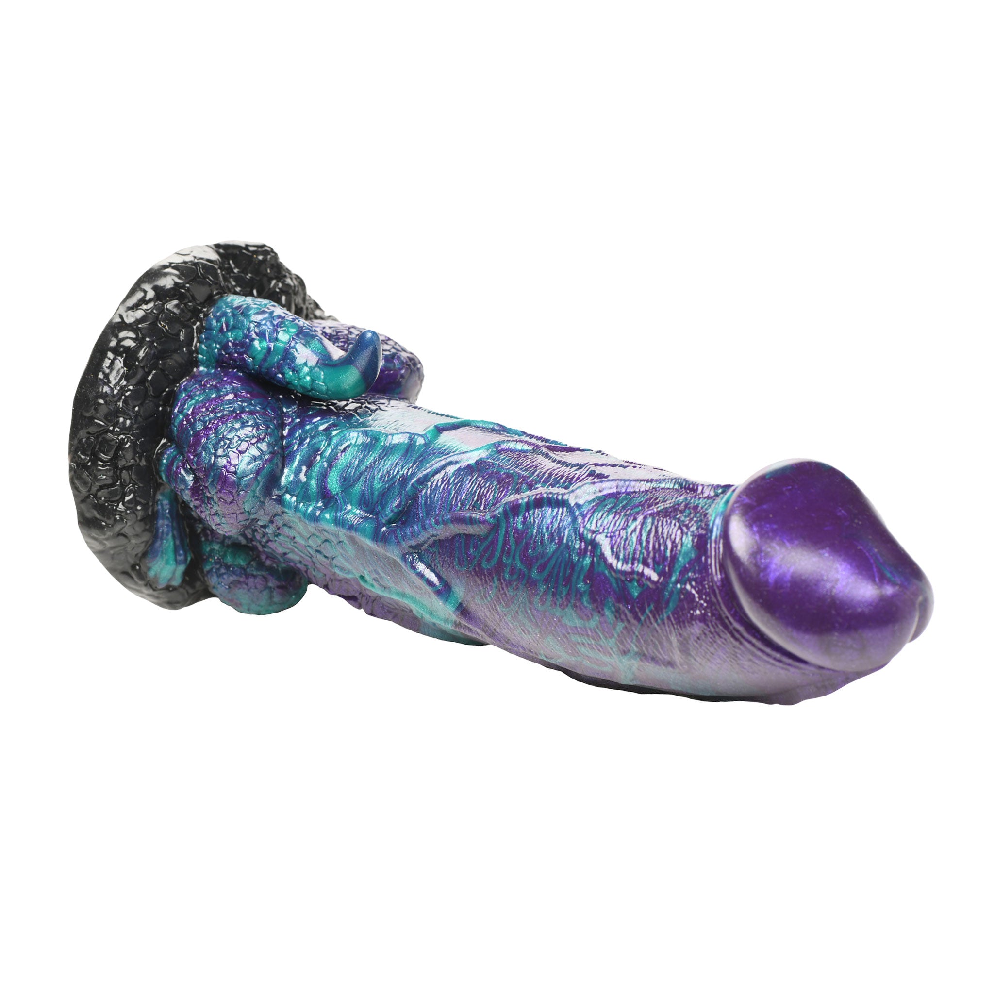 Creature Cocks Dino Dick Dinosaur Silicone Dildo - XLarge - Multicolor