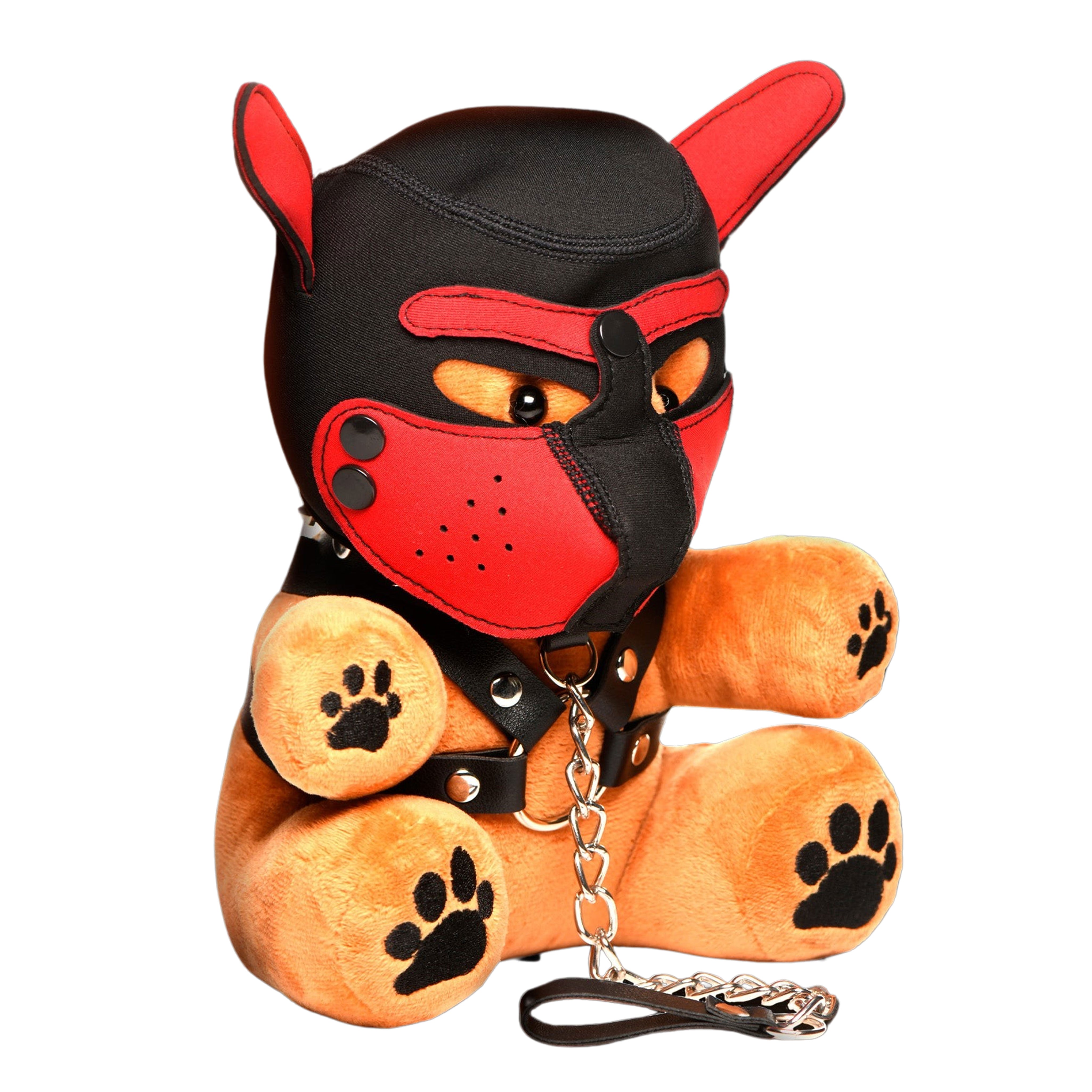 Plush Bear with Puppy Hood, Leash & Harness