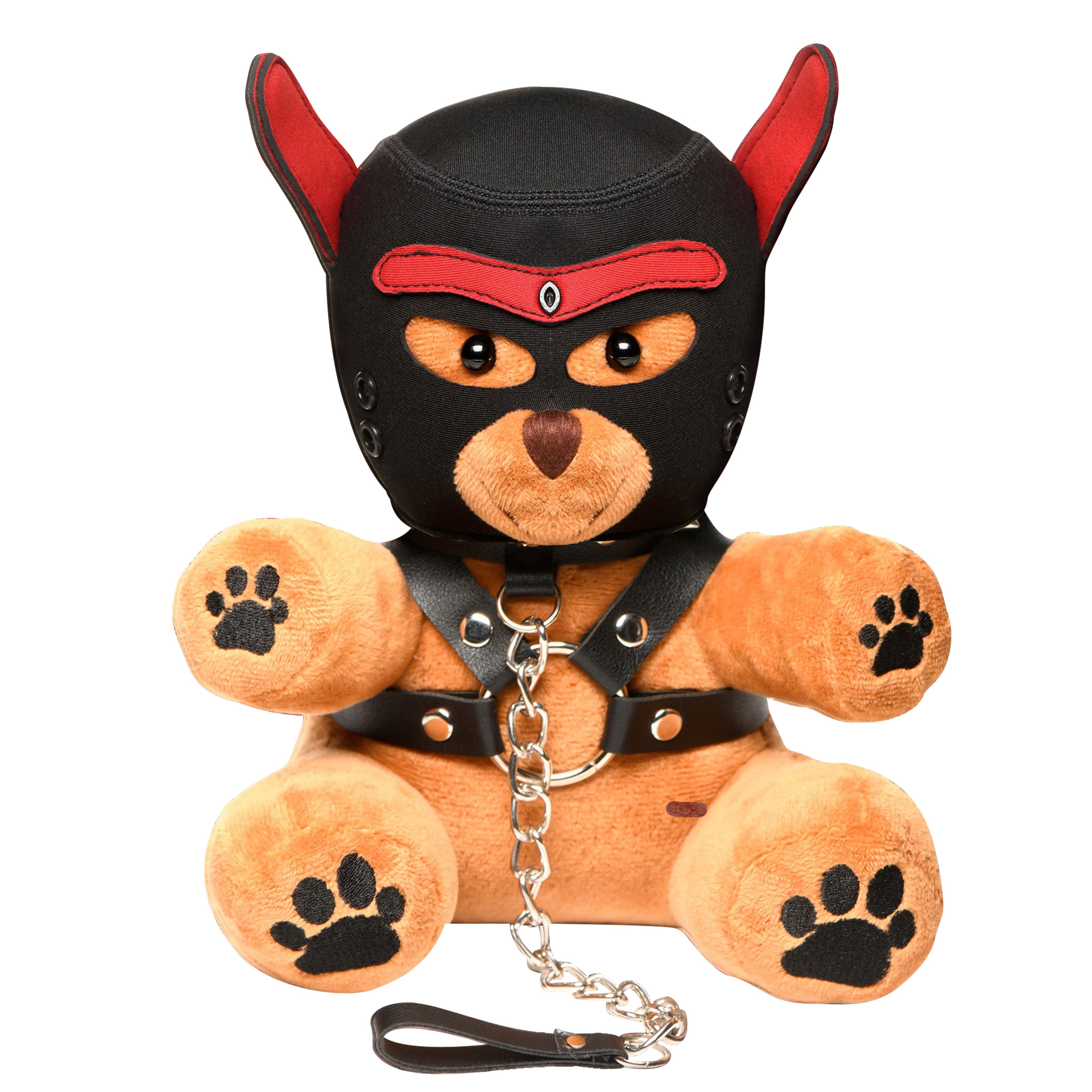 Plush Bear with Puppy Hood, Leash & Harness