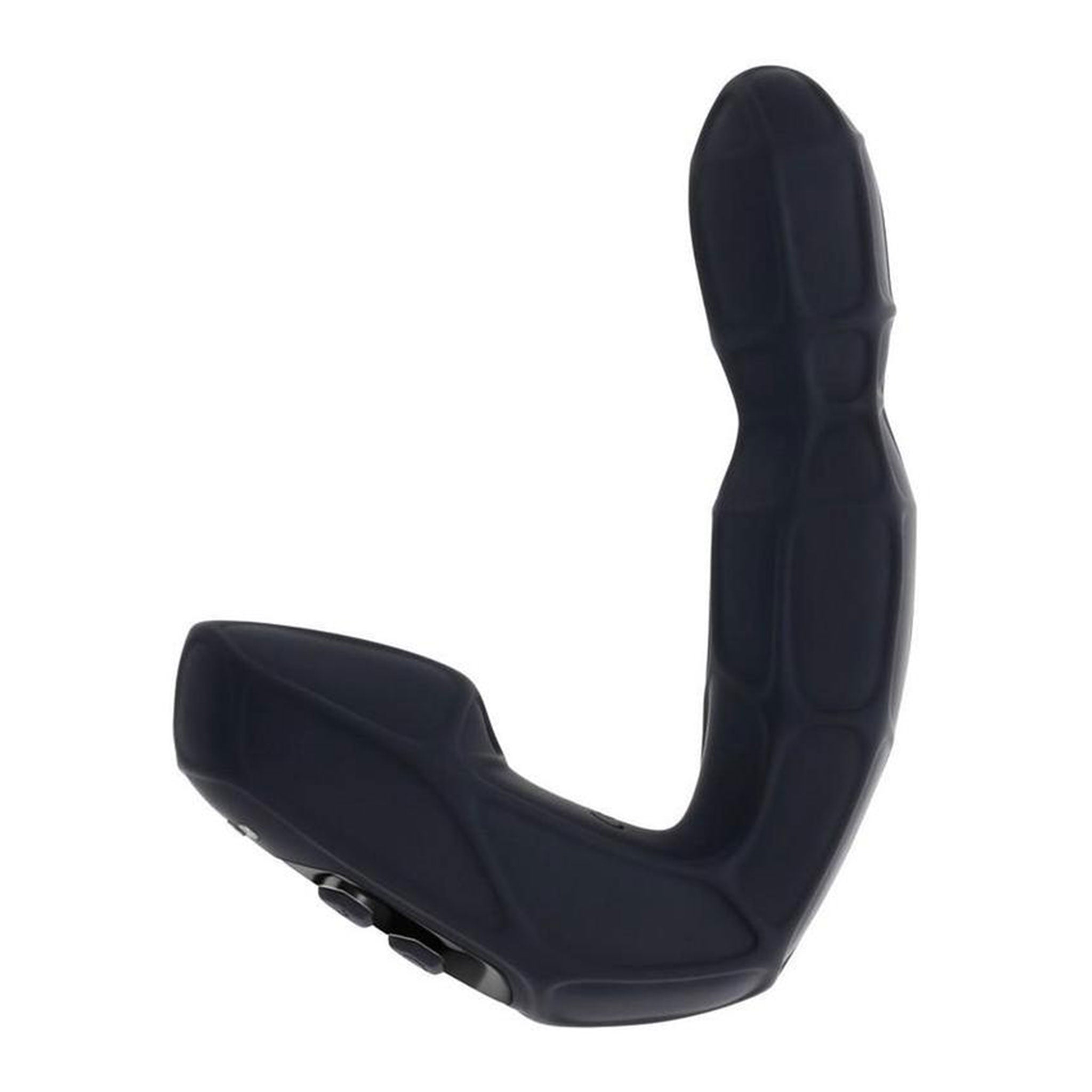 Silicone ABS-plastic anal butt-plug buttplug probe plug prostate texture textured-veins twirling twirling-head veined vibrating vibe vibration vibrator dual-motor chunky-base p-spot remote remote-control long-distance waterproof hands-free flexible flexible-neck bold lifelike comfortable customizable ergonomic usb-rechargeable partner-play male masculine masc mens adult-toys black