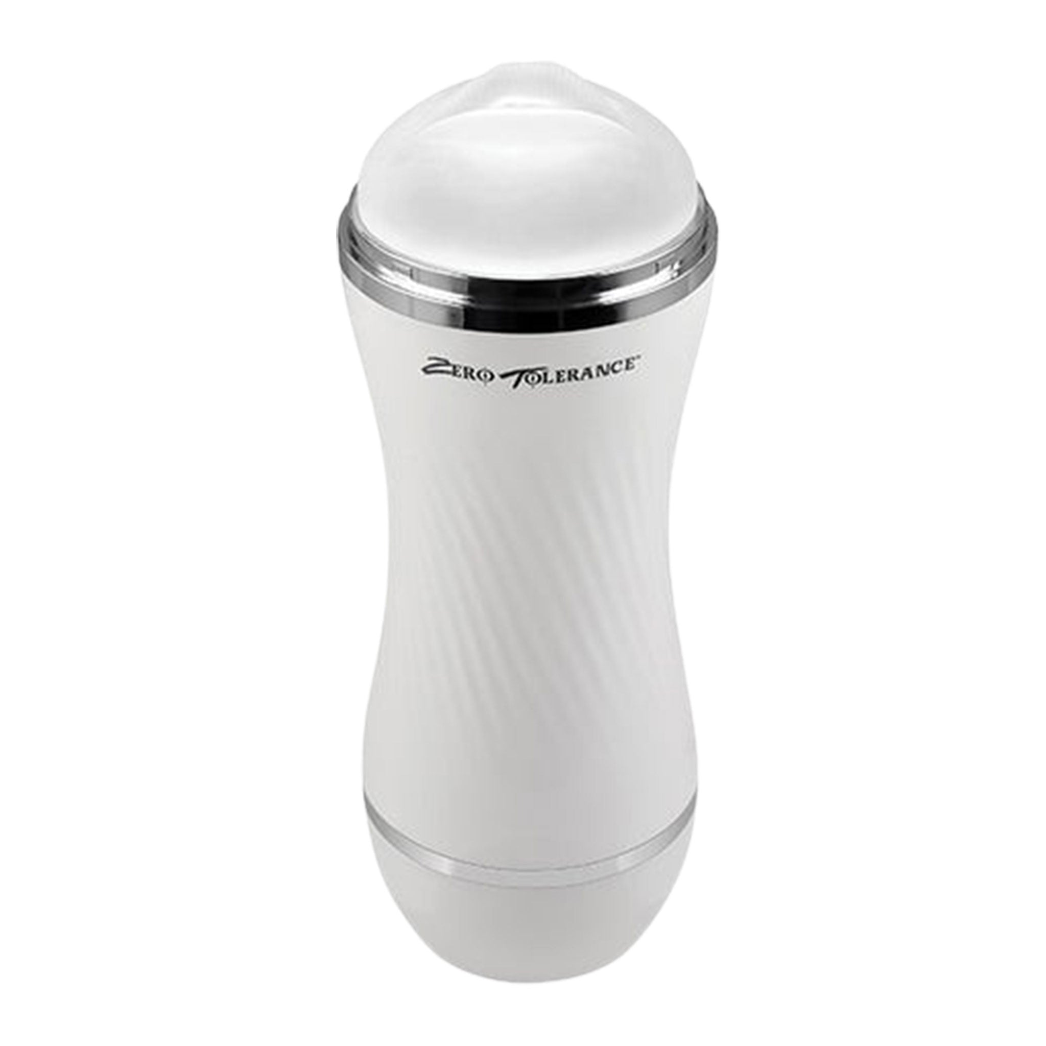 TPE ABS plastic stroker stroking masturbator vibrators vibration vibrating vibe cock ring cockring cock-ring c-ring pleasure realistic channel oral vaginal double dual entry ended dip ergonomic erotic movie digital-download bonus adult-toys white silver