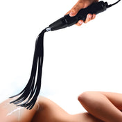 Silicone aluminum nickel-free estim e-stim electrosex electro-sex electrified attachment add-on compatible compatibility whip flogger flogging spank spanking fetish bdsm bondage bdsm-gear sadism masochism kink kinky kinky-play impact impact-play zeus twilight-wand adult-toys black silver