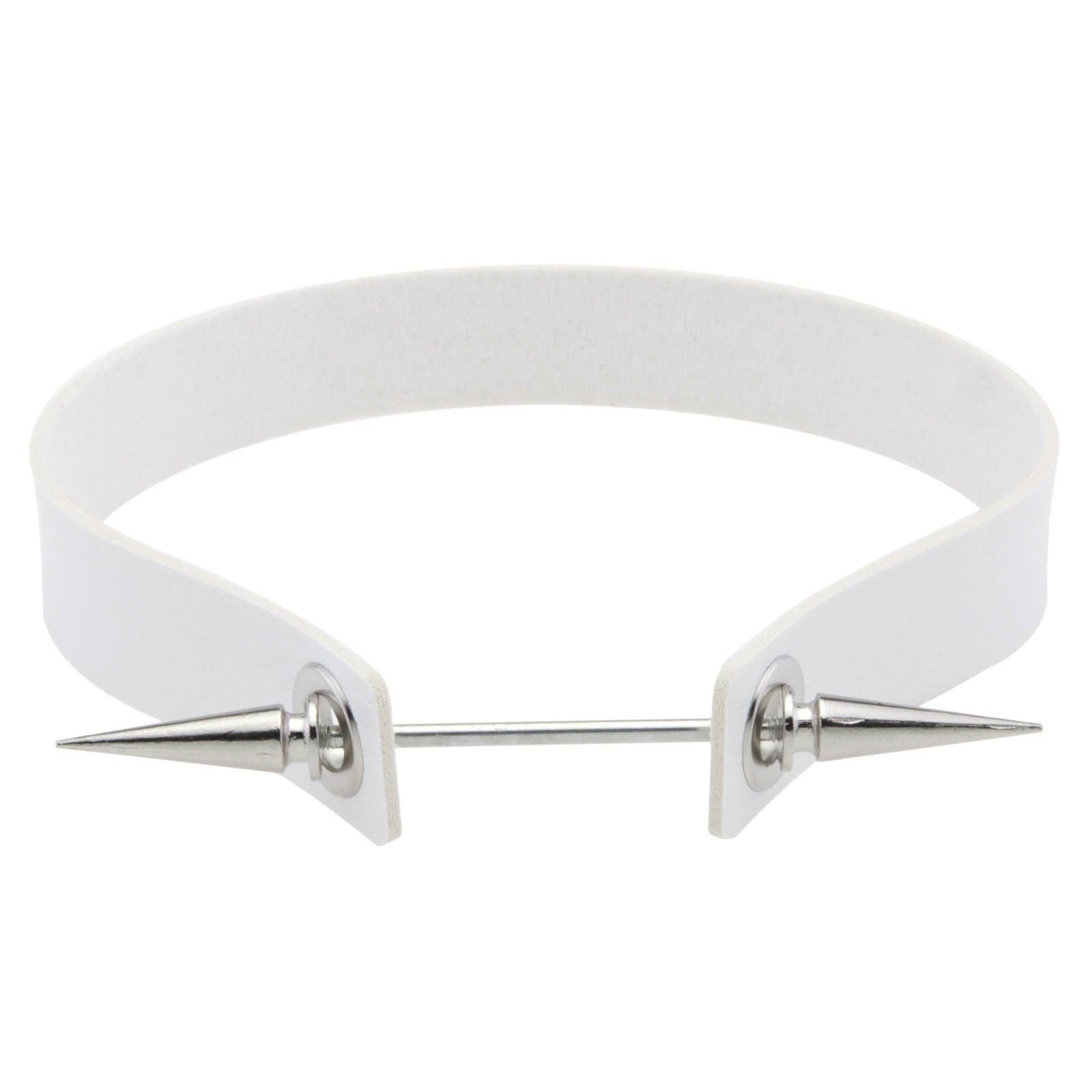 Spike Studded Leather Choker