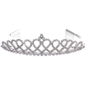 Silver Rhinestone Tiara