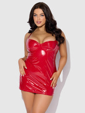 PVC Mini Dress & G-String Set