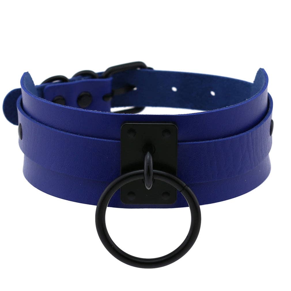 PU Leather Choker w/ Large O-Ring