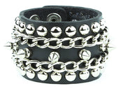 Chain Spike Studded Bracelet