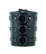 3 Ring Short Gauntlet Style Bracelet