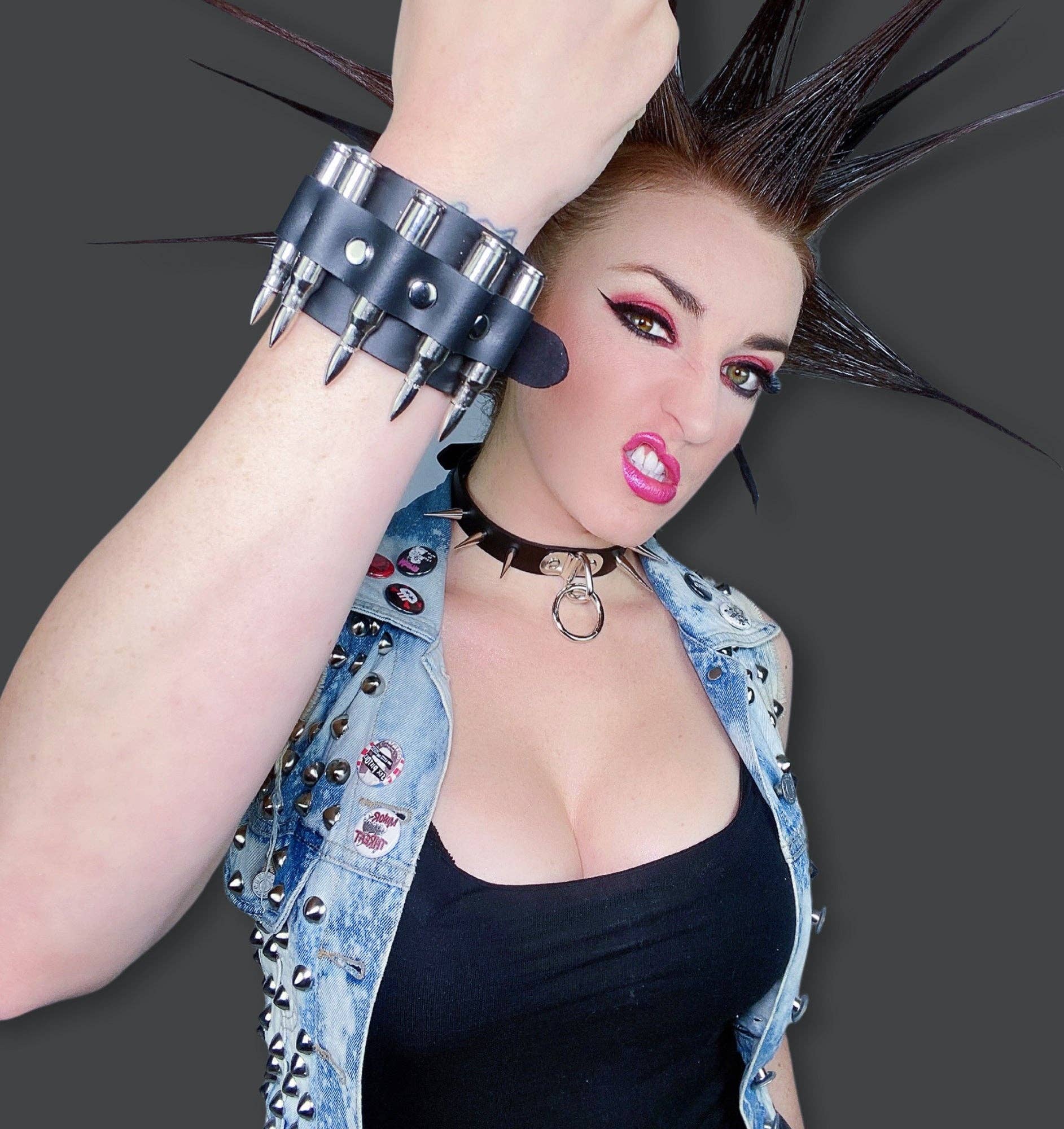 Snap Cuff with Bullets
