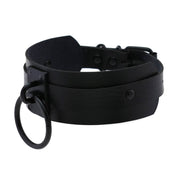 PU Leather Choker w/ Large O-Ring