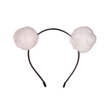 Bear Puffs Ears Headband Faux Fur