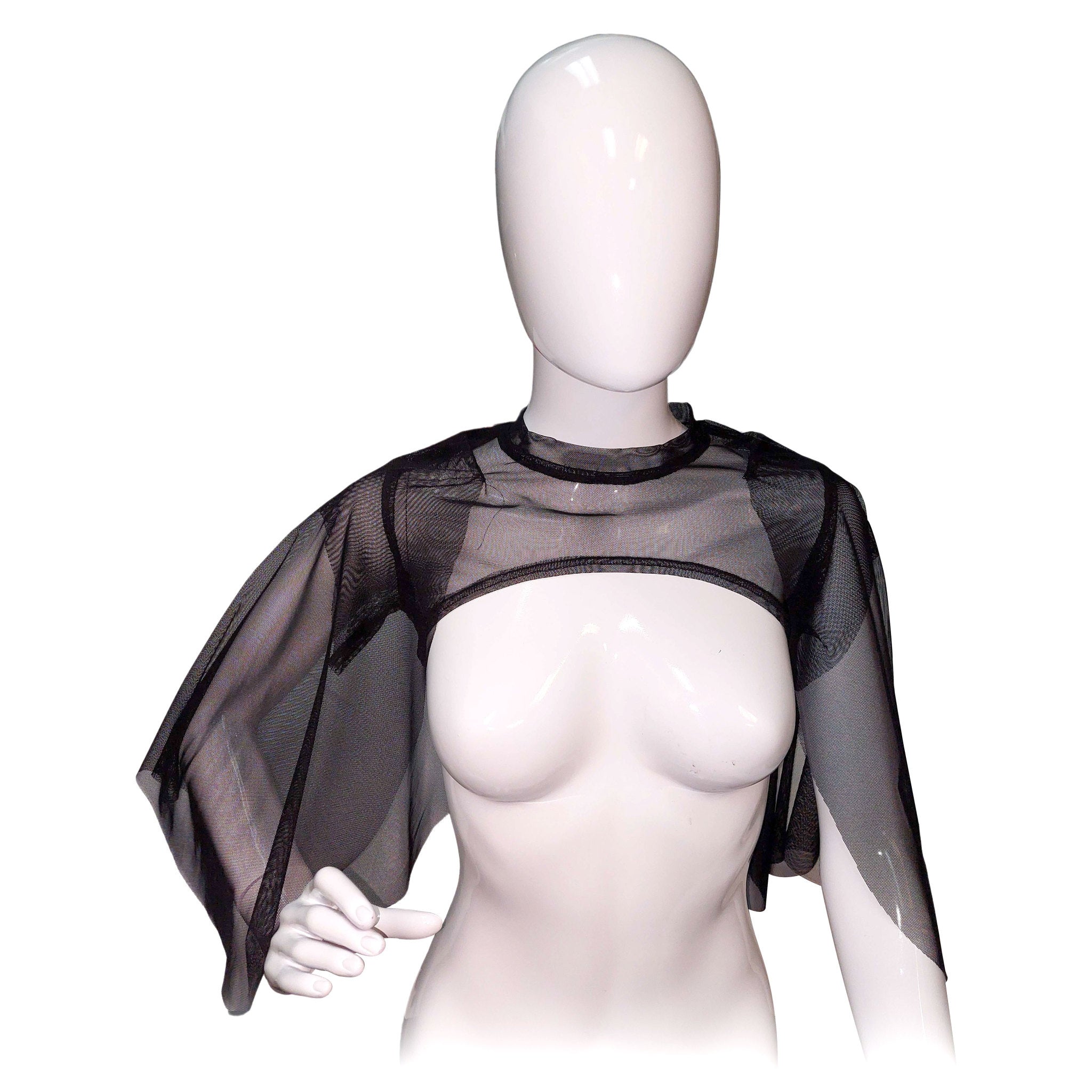 Mesh Caplet Bolero