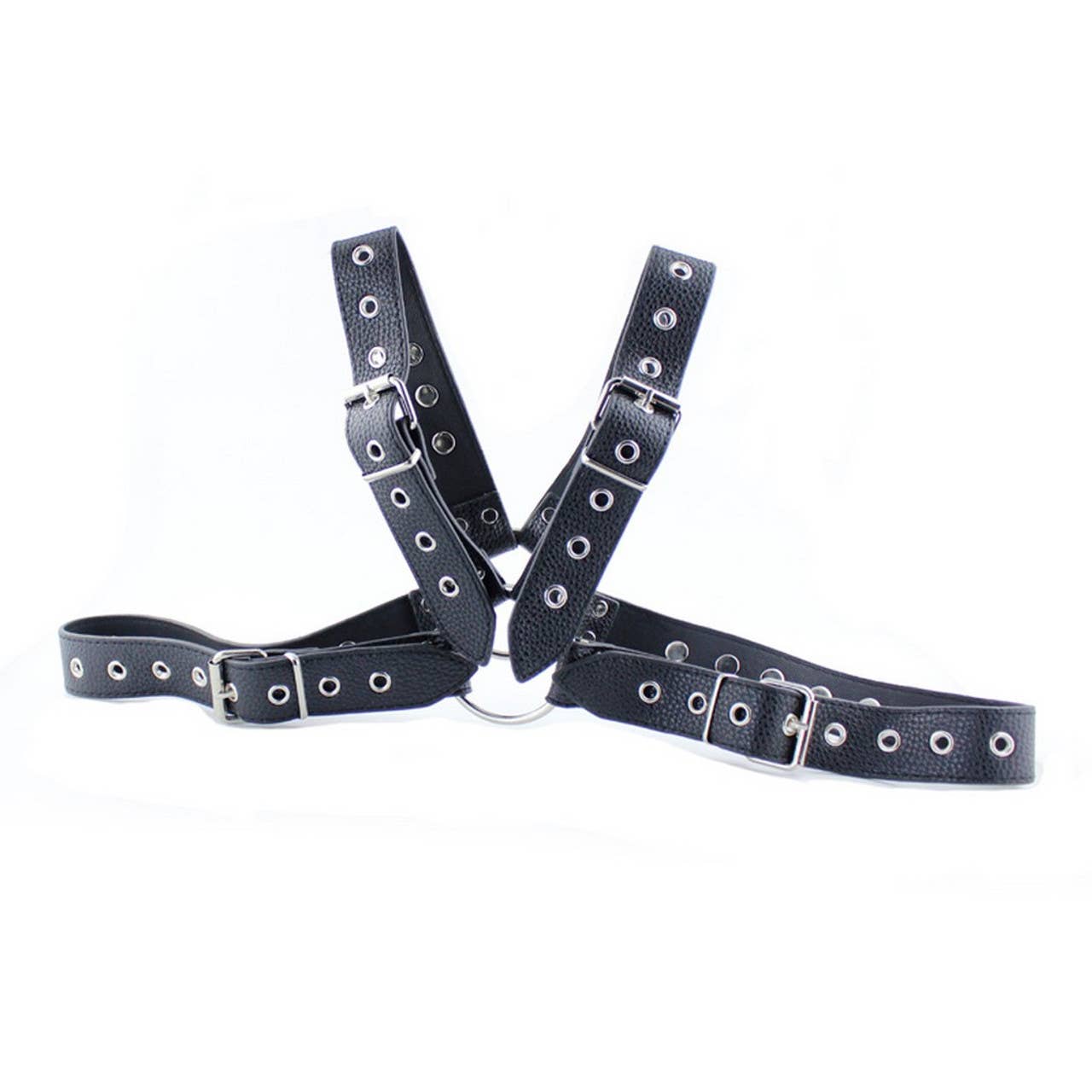 Chest Harness - X-Cross PVC Vegan Leather