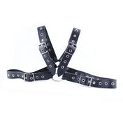 Chest Harness - X-Cross PVC Vegan Leather
