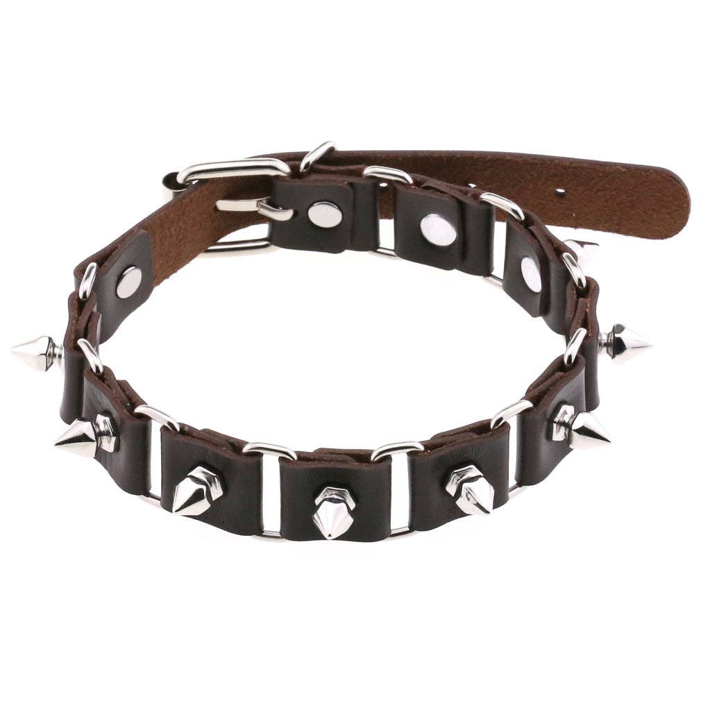 Gothic Statement Choker w/ Studded Design