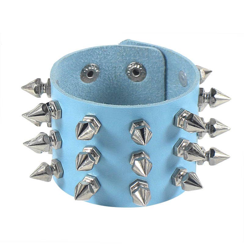 Gothic Punk Stud PU Bracelet