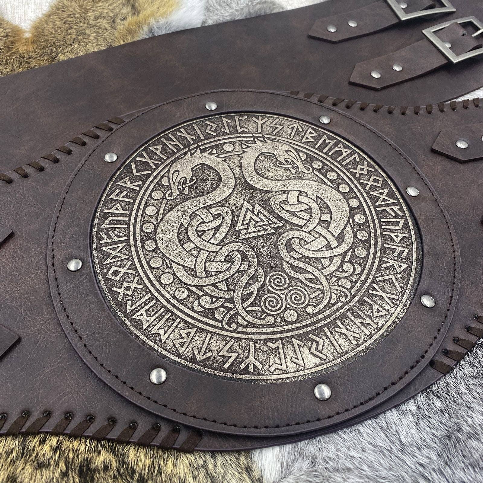 Medieval Double Snake Waist Belt Nordic Viking Style