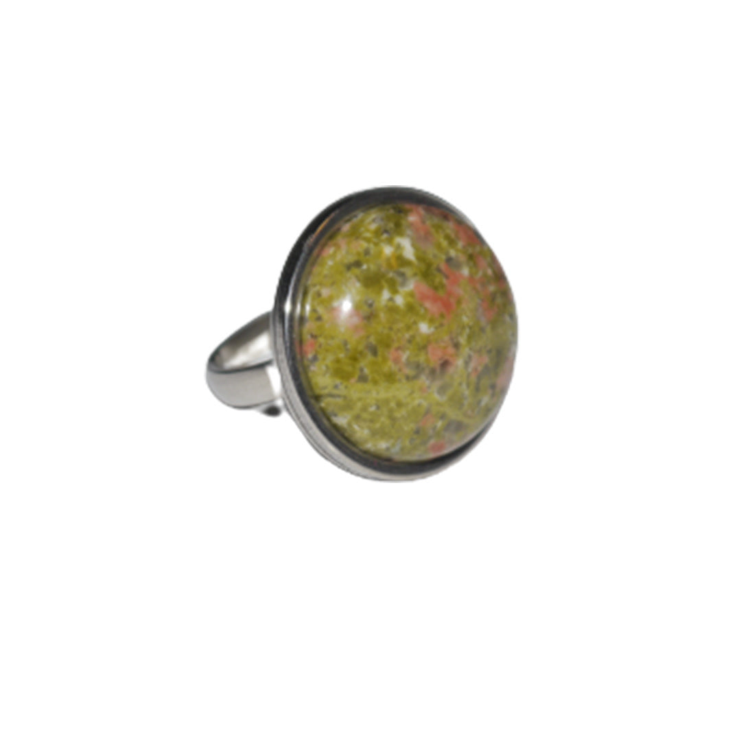 Chakra Ring Semi-Precious Stone