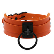 PU Leather Choker w/ Large O-Ring