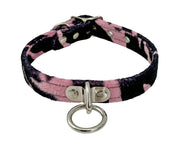 FUZZY LEOPARD BONDAGE CHOKER
