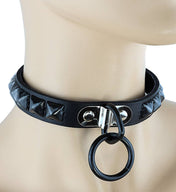 STUDDED BONDAGE CHOKER
