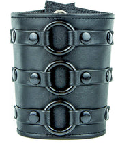 3 Ring Short Gauntlet Style Bracelet