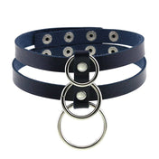 Leather O-Ring Choker