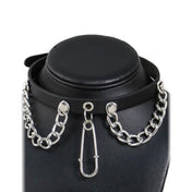 Hanging Safety Pin Chain Choker